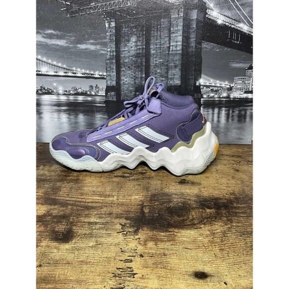 Adidas Exhibit B Mid Candice Parker Shoe Lavender Women's Size 5.5‎ - Picture 3 of 9